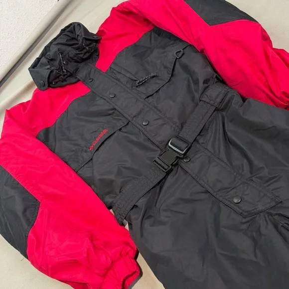 VTG 90s Y2K Columbia Coverall Ski Snowsuit Jumpsuit Black Men Winter ActiveMXXXX